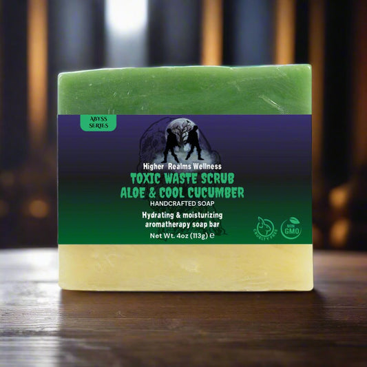 Toxic Waste Scrub Aloe & Cool Cucumber Soap