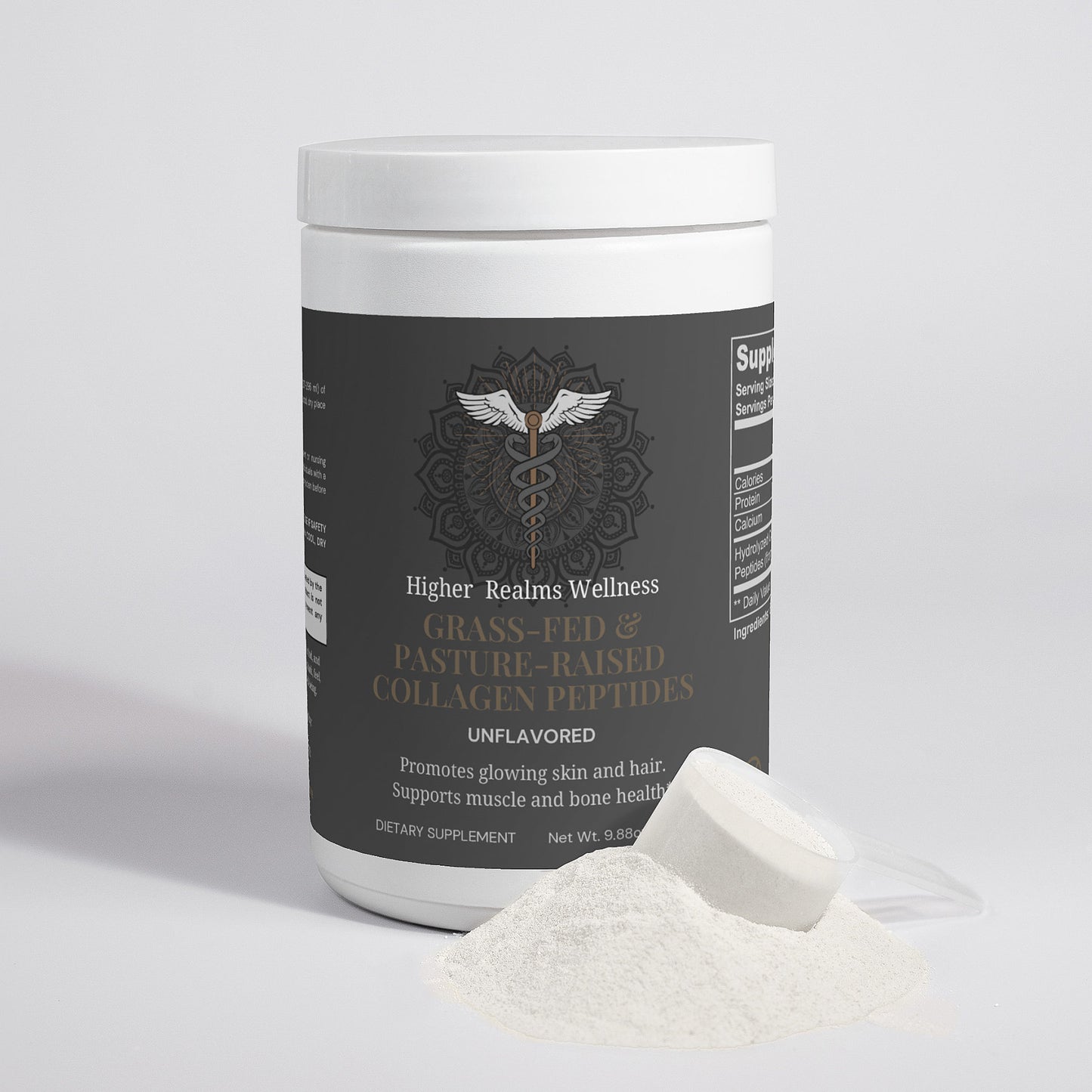 Grass-Fed Hydrolyzed Collagen Peptides (Unflavored)