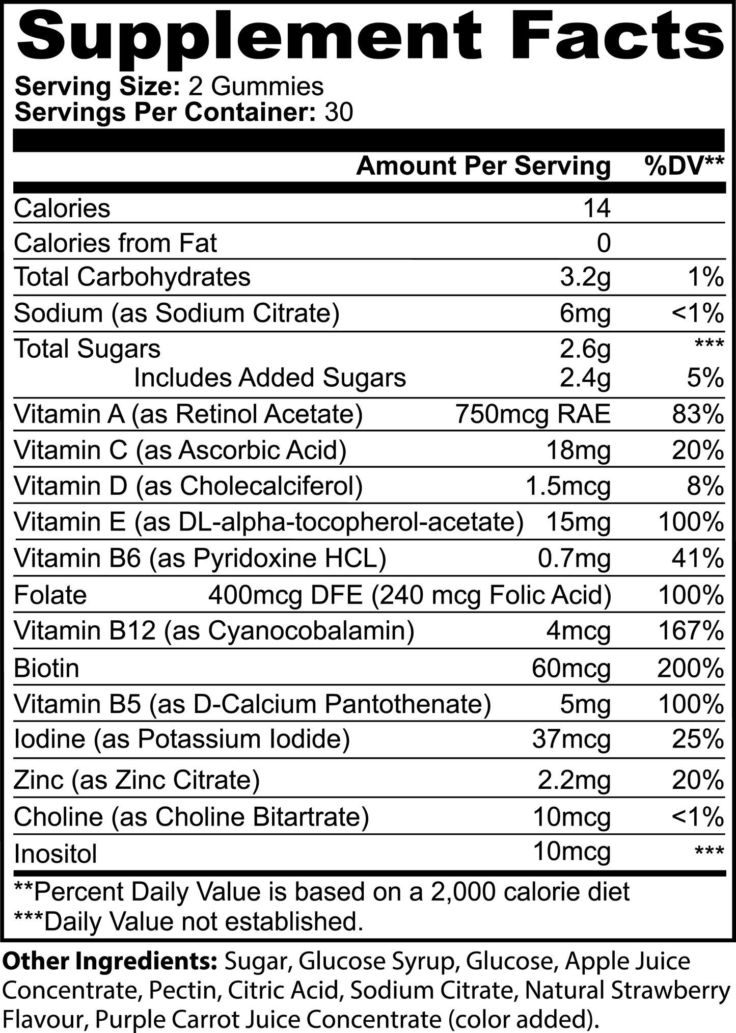 Voodoo Witch Doctor Multivitamin Bear Gummies (Adult)